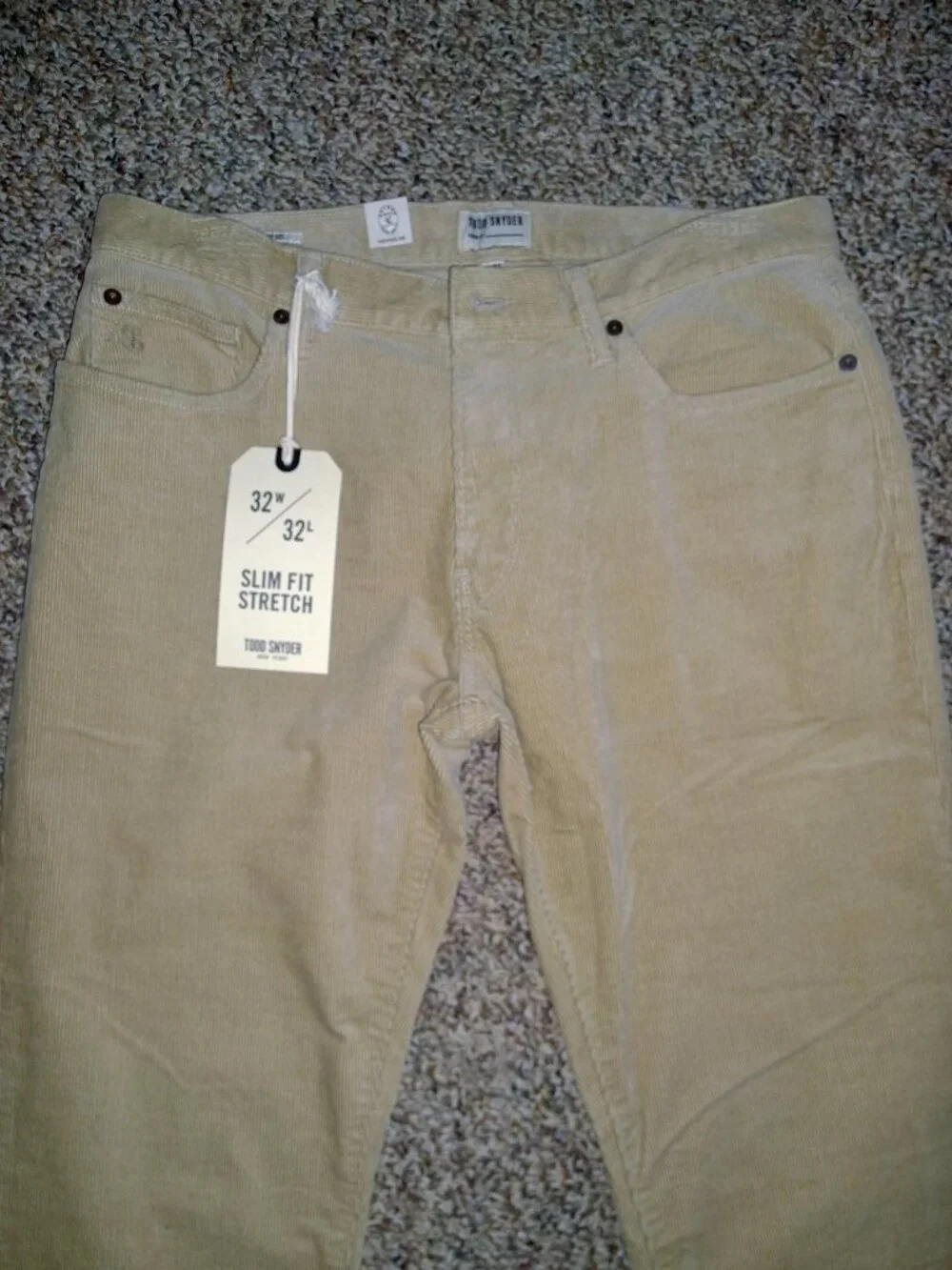 TODD SNYDER 5-Pocket Italian Corduroy Pants